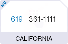 Buy Vanity Phone Number (619) 361-1111
